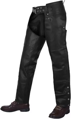 Motorcycle Overpants  -Adjustable  Protective Motorcycle Pants - Waist 34- Black • $49.94