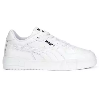 Puma Ca Pro Glitch Leather Lace Up  Mens White Sneakers Casual Shoes 39068104 • $54.99