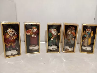 Lot Of 5 Vintage Memories Of Santa Christmas Ornaments Reproductions Inc. • $30