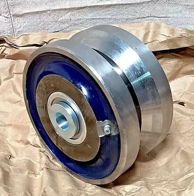 $90 • Buy GRAINGER APPROVED VFT-0630-12 V-Groove Track Wheel: 6 In Wheel Dia., 7000 Lb