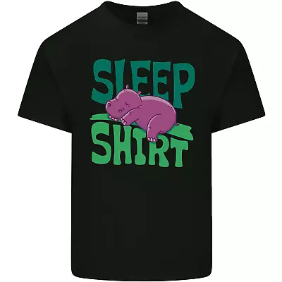 Hippo Sleep Shirt Sleeping Pyjamas Mens Cotton T-Shirt Tee Top • $11.05