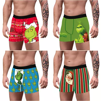 £8.99 • Buy How The Grinch Stole Christmas Underpants Boxer Shorts Mens Panties Underwear UK