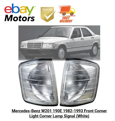 Mercedes-Benz W201 190E 1982-1993 Front Corner Light Corner Lamp Signal (White) • $79.90