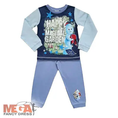 Official Boys Iggle Piggle Kids TV PJs Night Garden Character Pyjamas 1-4 Years • £7.99