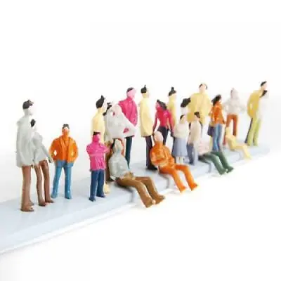 £6.62 • Buy 100pcs N Gauge Assorted Standing/sittin​g Figures People 1:150 Scale