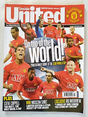 Inside United Official Manchester United Magazine Issue 198 Jan.2009 Incomplete • £3.99