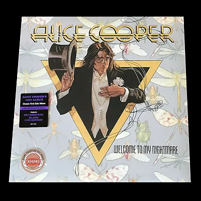 FREE 12  REPRO W/ ALICE COOPER WELCOME TO MY NIGHTMARE PURPLE VINYL LP COLORED • $63.95