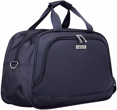 Highbury Mens Ladies Flight Bag Vanity Case Carry On Cabin Bag (Navy) HBY078 • £26.95