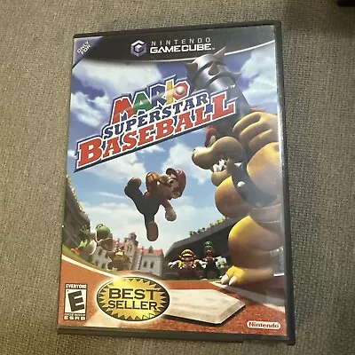 Mario Superstar Baseball (Nintendo GameCube 2005) CIB With Manual/Game Tested • $64.99