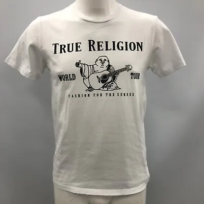 £6.99 • Buy True Religion T-Shirt Size S Men's White 093114