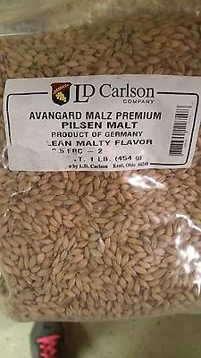 1 Pound Avangard Malz Premium Pilsen Malt Whole Grain Brewers Malt Homebrewing • $12.50