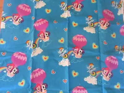 Springs Hasbro My Little Pony Hot Air Balloon Cotton Fabric 44  X 31  2015 • $9.99