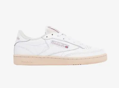 Reebok Club C 85 Vintage White Chalk Lilac GY9739 US Wmns Size 6-10 Classic • $49.99