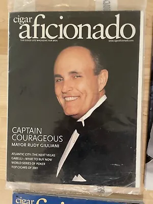 $3 • Buy Cigar Aficionado Magazine December 2001 Rudy Giuliani