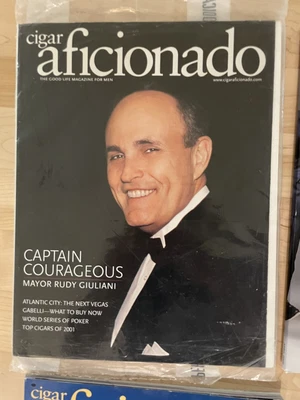 $3 • Buy Cigar Aficionado Magazine December 2001 Rudy Giuliani