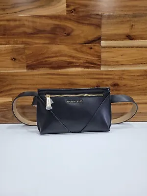 Michael Kors Black Women's Belt Bag Fanny Pack Size  L/xl • $49.90