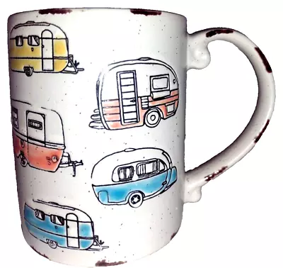 Vintage Retro Shasta Trailer Happy Camper 16 OZ Mug • $19.35