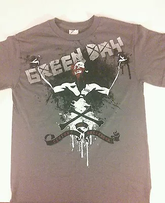 Green Day 21st Century Breakdown Tour Punk Rock Adult Small Gray The Finger • $10.99
