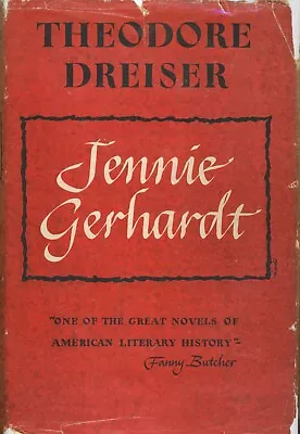 Theodore Dreiser Jennie Gerhardt 1946 HC 1st Edition Good/Fair Condition • $25