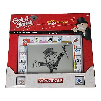 Hasbro Etch A Sketch Monopoly Edition 60th Anniversary  Original Magic Screen • $32.49