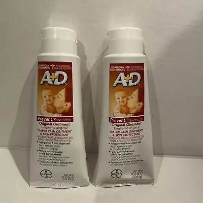 Lot Of 2 A+D Original Ointment Prevent 3 Oz Ea Exp 01/25 And Up • $11.99