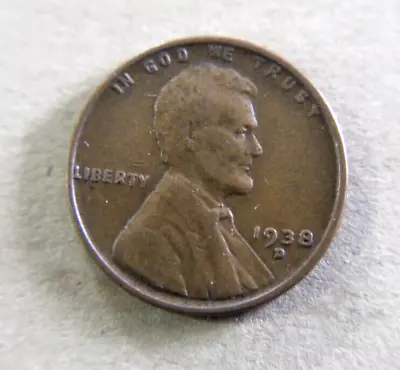 1938 D Lincoln Wheat Cent Circulated A23 • $2.50