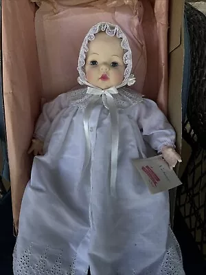 Madame Alexander Vintage Year 1966 VICTORIA 18”Christening Dress Original In BOX • $99