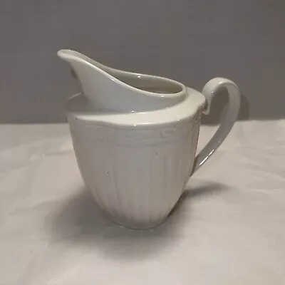 MIKASA Italian Countryside DD900 Stoneware 8 Oz Creamer Pitcher White Unused • $9.98