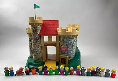 Vintage Fisher Price 1970’s Little People #993 Play Family Castle And People • $149.99