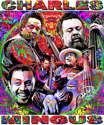 Charles Mingus Tribute T-shirt Or Print By Ed Seeman • $22.95