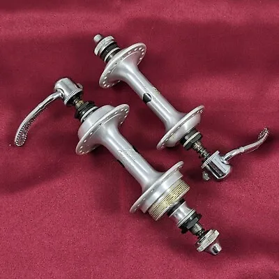 Miche Competition Front/Rear FW Hub Set 36h Grease Port 100/120mm QR • $79.46