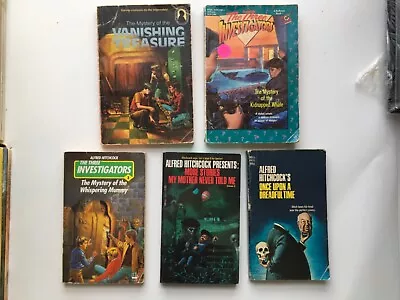 Alfred Hitchcock 3 Investigators + Book Lot • $42.49