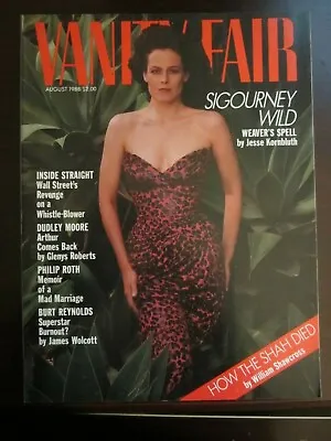 $9.99 • Buy Vanity Fair Magazine August 1988 Sigourney Weaver