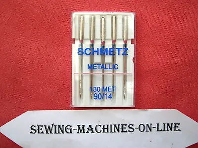 Schmetz Matallic Sewing Machine Needles 90/14 Fits Brother/janome/bernina/toyota • £3.45