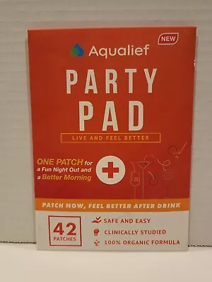 Aqualief Party Pad No Hangover Patches (42 Patches) • $13.59