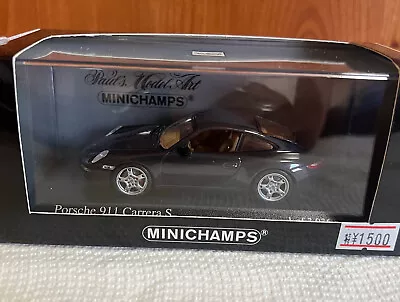 Minichamps 1/43 2004 Porsche 911 Carrera S Grey Metallic 400063021 • $40