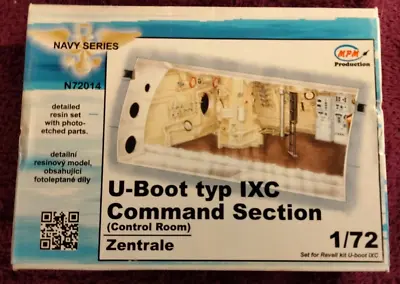 MPM/CMK 1:72 U-Boot IXC Command Section/Control Room Resin P/e Set N72014 Revell • £44.90