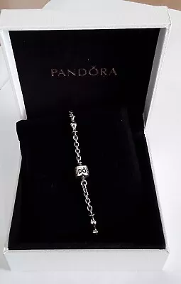  Pandora   Silver 5 Clip  Bracelet   19  Cms  Long   With Box  591704 • £32