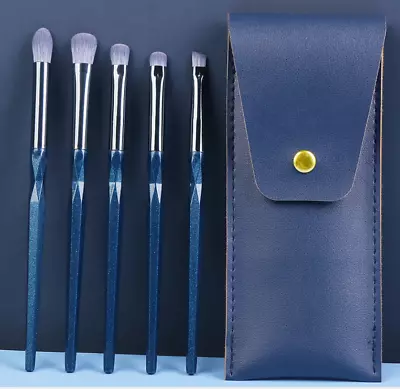 $11.25 • Buy 5Pcs Eyeshadow Brushes Set Eye Makeup Travel Portable Eyeliner Eyebrow Brushes