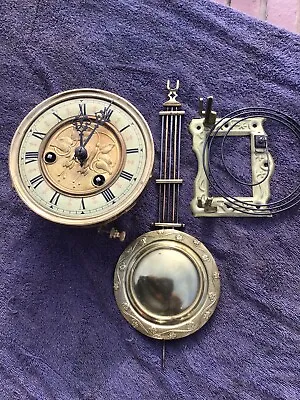 Antique Vienna Wall Clock Movement • £39