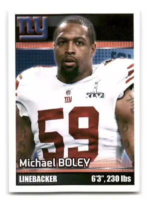 Michael Boley 2012 Panini Stickers #250 New York Giants FOOTBALL • $1.60