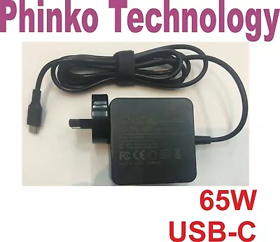 AC Adapter Type C 65W For Asus UX481FL Zenbook Duo 14  Full HD Laptop • $35