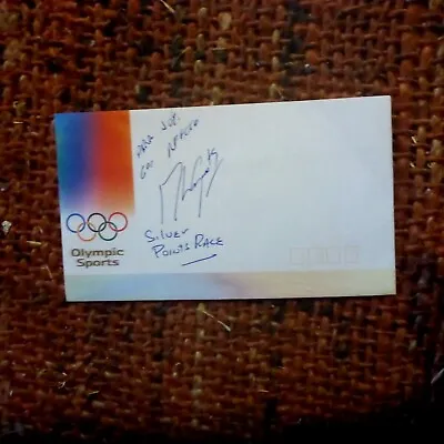 £8.70 • Buy Milton Wynants Handsigned Olympic Cover  Silver Medal Cycling 