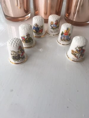 £3.99 • Buy Thimbles - Nursery Rhymes - Set 2- Couple Chips On These