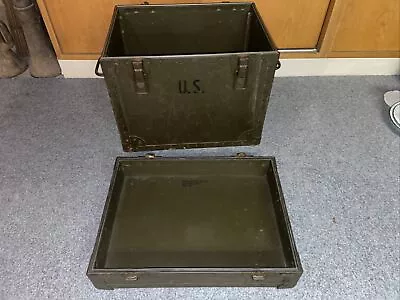 US Texas Trunk Co. 1964 US Military Army Case Equipment Field Office • $199