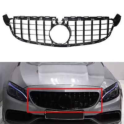 Front Grille Grill Fit For Mercedes Benz W205 2015-2018 2016 C63 C63S GT R AMG • $224.17