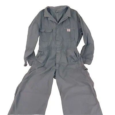 BIG MAC JC Penney Work Coveralls Jumpsuit Twill Canvas 46R Vtg Halloween Michael • $37.99