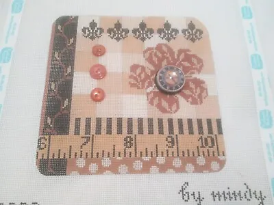 Measuring Tape-mindy-handpainted Needlepoint Canvas-embellishments • $68.42