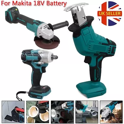 Electric Cordless Angle Grinder Impact Wrench Power Tool For Makita 18V Battery • £25