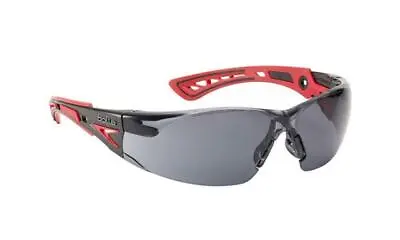 Bolle Rush Platinum Safety Glasses Eye Protection Smoke Lens RUSHPPSF Airsoft • £15.99